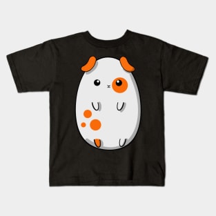 Cute guinea pig with orange and white fur, kawaii guinea pig, guinea pig, Kids T-Shirt